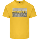 Crypto Workers New York Parody Funny Bitcoin Kids T-Shirt Childrens Yellow