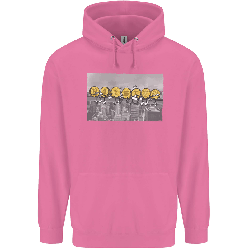 Crypto Workers New York Parody Funny Bitcoin Mens 80% Cotton Hoodie Azelea