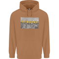 Crypto Workers New York Parody Funny Bitcoin Mens 80% Cotton Hoodie Caramel Latte