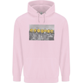 Crypto Workers New York Parody Funny Bitcoin Mens 80% Cotton Hoodie Light Pink