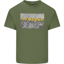 Crypto Workers New York Parody Funny Bitcoin Mens Cotton T-Shirt Tee Top Military Green