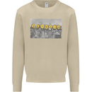 Crypto Workers New York Parody Funny Bitcoin Mens Sweatshirt Jumper Sand