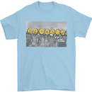 Crypto Workers New York Parody Funny Bitcoin Mens T-Shirt 100% Cotton Light Blue