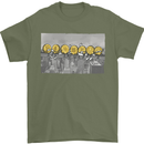 Crypto Workers New York Parody Funny Bitcoin Mens T-Shirt 100% Cotton Military Green
