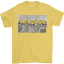 Crypto Workers New York Parody Funny Bitcoin Mens T-Shirt 100% Cotton Yellow
