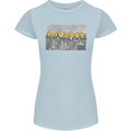 Crypto Workers New York Parody Funny Bitcoin Womens Petite Cut T-Shirt Light Blue