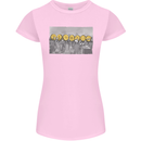 Crypto Workers New York Parody Funny Bitcoin Womens Petite Cut T-Shirt Light Pink