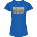 Crypto Workers New York Parody Funny Bitcoin Womens Petite Cut T-Shirt Royal Blue