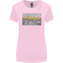 Crypto Workers New York Parody Funny Bitcoin Womens Wider Cut T-Shirt Light Pink