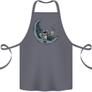 Cryptocurrency Mining the Moon Cotton Apron 100% Organic Steel