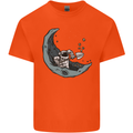 Cryptocurrency Mining the Moon Kids T-Shirt Childrens Orange