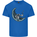 Cryptocurrency Mining the Moon Kids T-Shirt Childrens Royal Blue