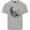 Cryptocurrency Mining the Moon Kids T-Shirt Childrens Sports Grey