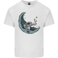 Cryptocurrency Mining the Moon Kids T-Shirt Childrens White