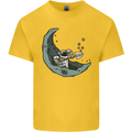 Cryptocurrency Mining the Moon Kids T-Shirt Childrens Yellow