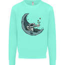 Cryptocurrency Mining the Moon Mens Sweatshirt Jumper Peppermint