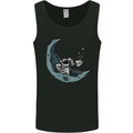 Cryptocurrency Mining the Moon Mens Vest Tank Top Black