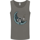 Cryptocurrency Mining the Moon Mens Vest Tank Top Charcoal