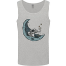 Cryptocurrency Mining the Moon Mens Vest Tank Top Sports Grey