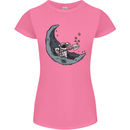 Cryptocurrency Mining the Moon Womens Petite Cut T-Shirt Azalea