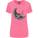 Cryptocurrency Mining the Moon Womens Wider Cut T-Shirt Azalea
