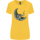 Cryptocurrency Mining the Moon Womens Wider Cut T-Shirt Yellow