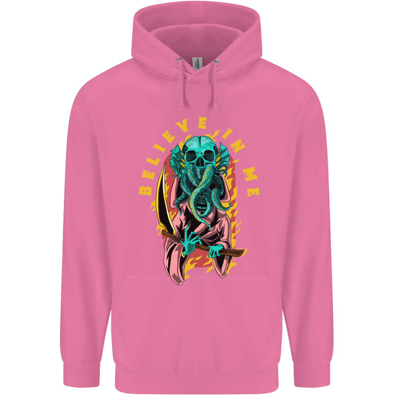 Cthulhu Believe in Me Octopus Kraken Skull Mens 80% Cotton Hoodie Azelea