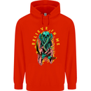 Cthulhu Believe in Me Octopus Kraken Skull Mens 80% Cotton Hoodie Bright Red