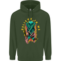 Cthulhu Believe in Me Octopus Kraken Skull Mens 80% Cotton Hoodie Forest Green