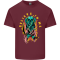 Cthulhu Believe in Me Octopus Kraken Skull Mens Cotton T-Shirt Tee Top Maroon