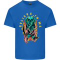 Cthulhu Believe in Me Octopus Kraken Skull Mens Cotton T-Shirt Tee Top Royal Blue