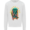 Cthulhu Believe in Me Octopus Kraken Skull Mens Sweatshirt Jumper White