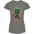 Cthulhu Believe in Me Octopus Kraken Skull Womens Petite Cut T-Shirt Charcoal