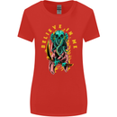 Cthulhu Believe in Me Octopus Kraken Skull Womens Wider Cut T-Shirt Red