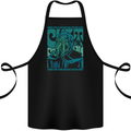 Cthulhu Cult Kraken Cotton Apron 100% Organic Black