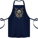 Cthulhu Entity Kraken Cotton Apron 100% Organic Navy Blue