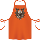 Cthulhu Entity Kraken Cotton Apron 100% Organic Orange