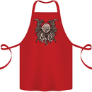 Cthulhu Entity Kraken Cotton Apron 100% Organic Red