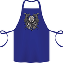 Cthulhu Entity Kraken Cotton Apron 100% Organic Royal Blue