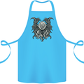 Cthulhu Entity Kraken Cotton Apron 100% Organic Turquoise