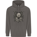 Cthulhu Entity Kraken Mens 80% Cotton Hoodie Charcoal