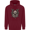 Cthulhu Entity Kraken Mens 80% Cotton Hoodie Maroon