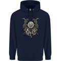 Cthulhu Entity Kraken Mens 80% Cotton Hoodie Navy Blue