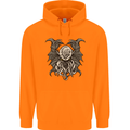 Cthulhu Entity Kraken Mens 80% Cotton Hoodie Orange