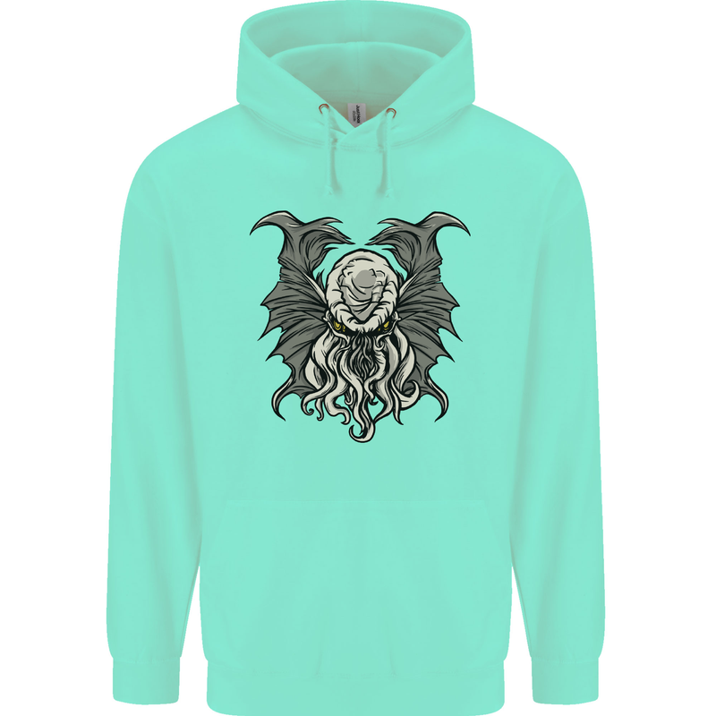 Cthulhu Entity Kraken Mens 80% Cotton Hoodie Peppermint