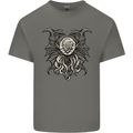 Cthulhu Entity Kraken Mens Cotton T-Shirt Tee Top Charcoal