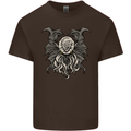 Cthulhu Entity Kraken Mens Cotton T-Shirt Tee Top Dark Chocolate