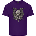 Cthulhu Entity Kraken Mens Cotton T-Shirt Tee Top Purple