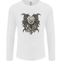 Cthulhu Entity Kraken Mens Long Sleeve T-Shirt White