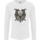 Cthulhu Entity Kraken Mens Long Sleeve T-Shirt White